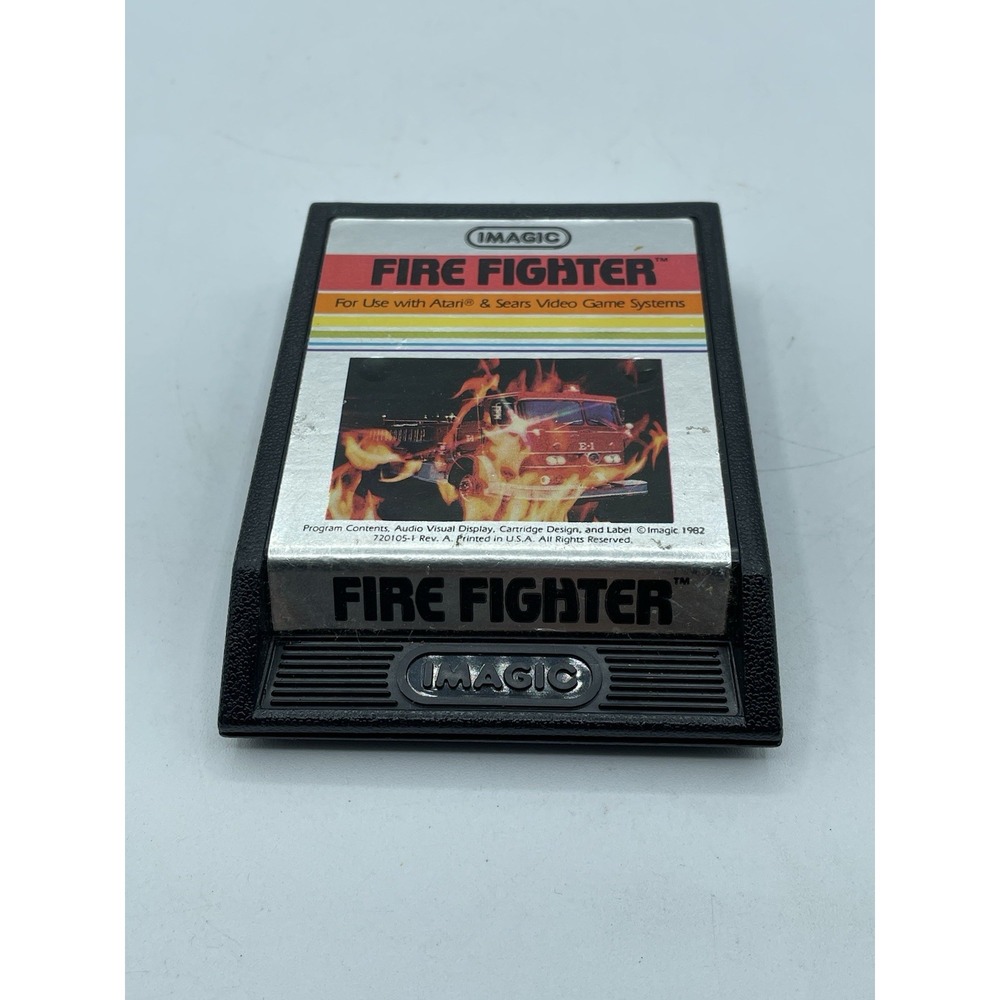 Fire Fighter IMagic (Atari 2600, 1982) Tested And Working